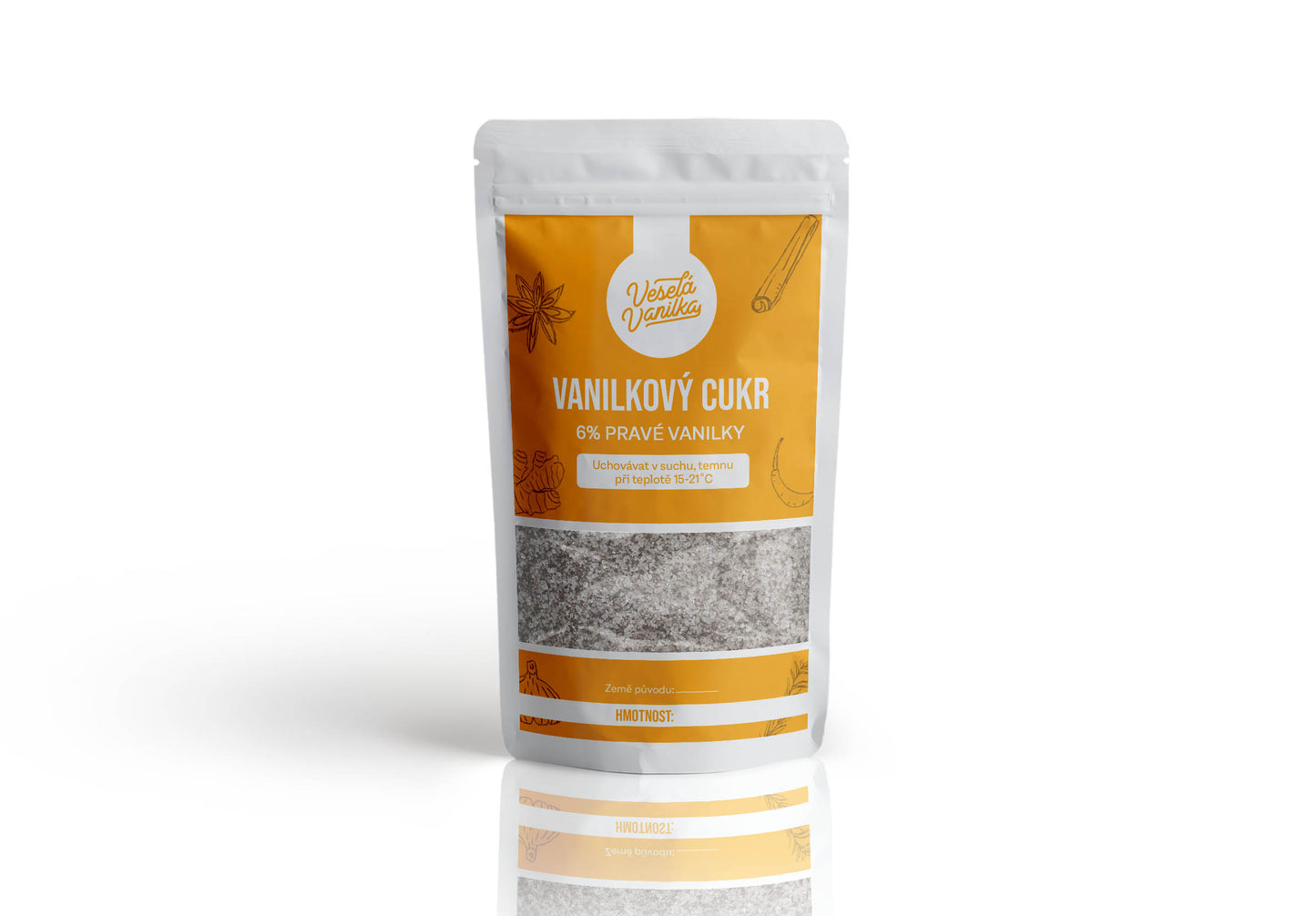 Vanilkový cukr 6% obal